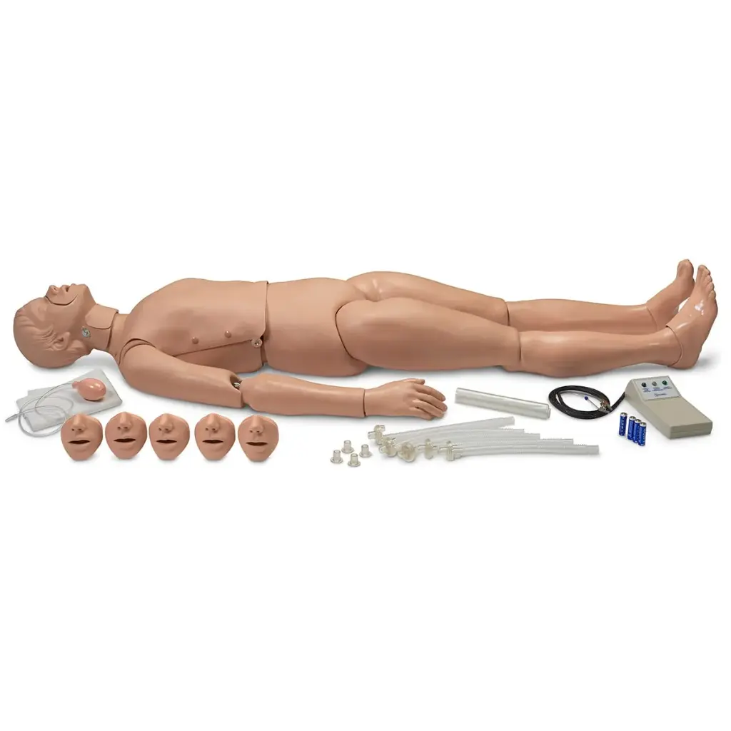 Full-Body CPR/Trauma Manikin with Electronic Console Box