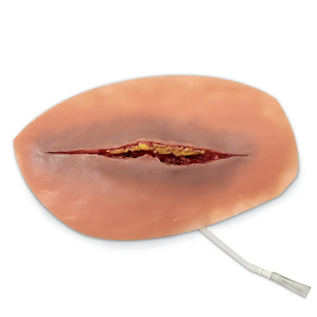 [800-007] Simulated 12cm Laceration Bleeding Wound