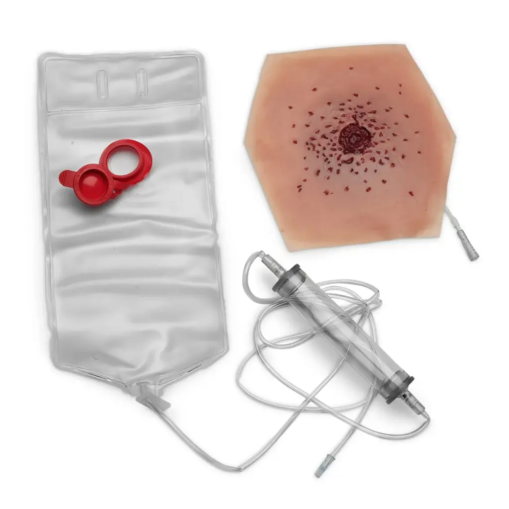 [800-009] Simulated Bleeding Shotgun Entry Wound