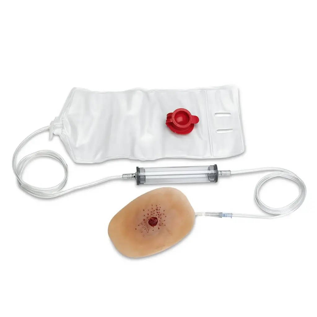 Simulated Bleeding .45 Caliber Entry Wound