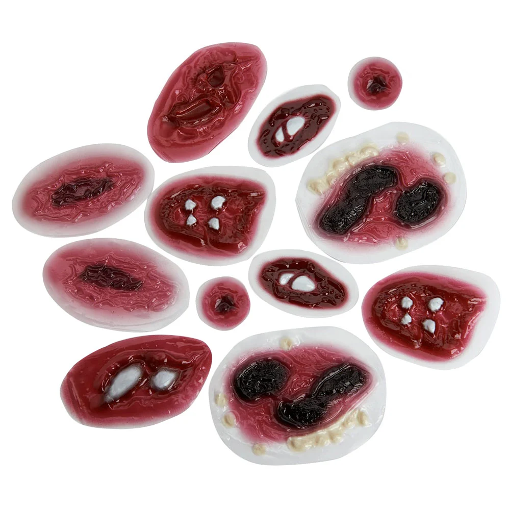 Simulated Stick-On Wound Assortment (12 Pack)
