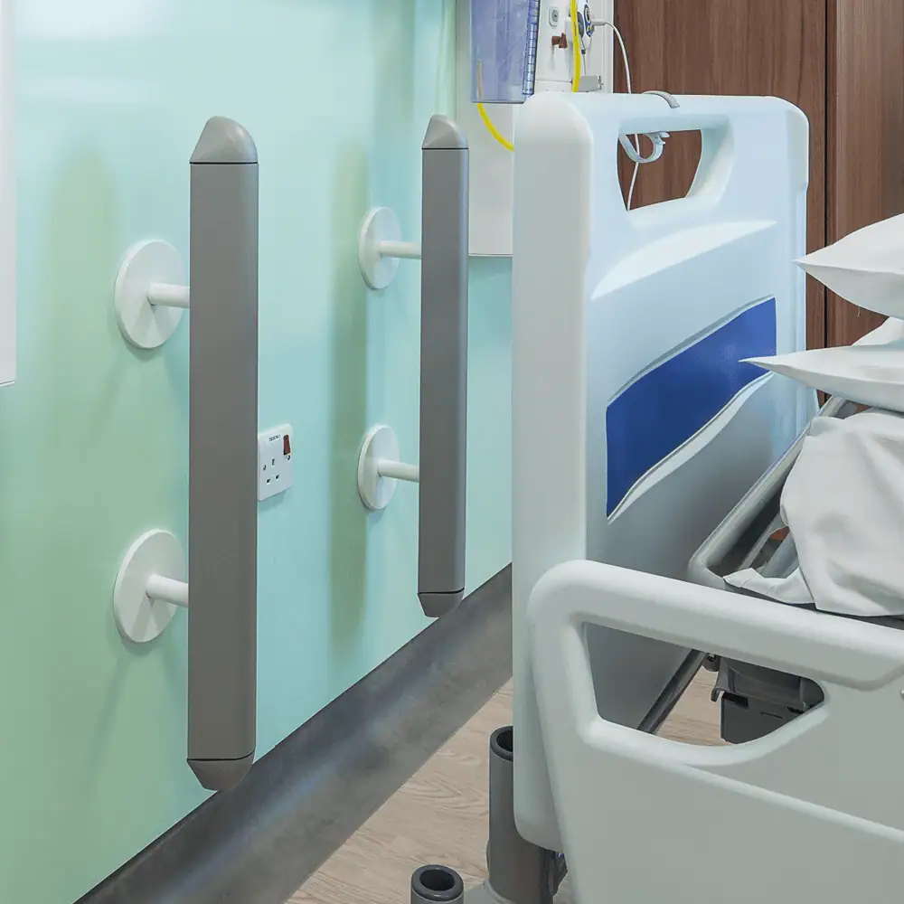 [BHPA1001] Bed Head Protector (2 Pack, Direct Wall Mount)