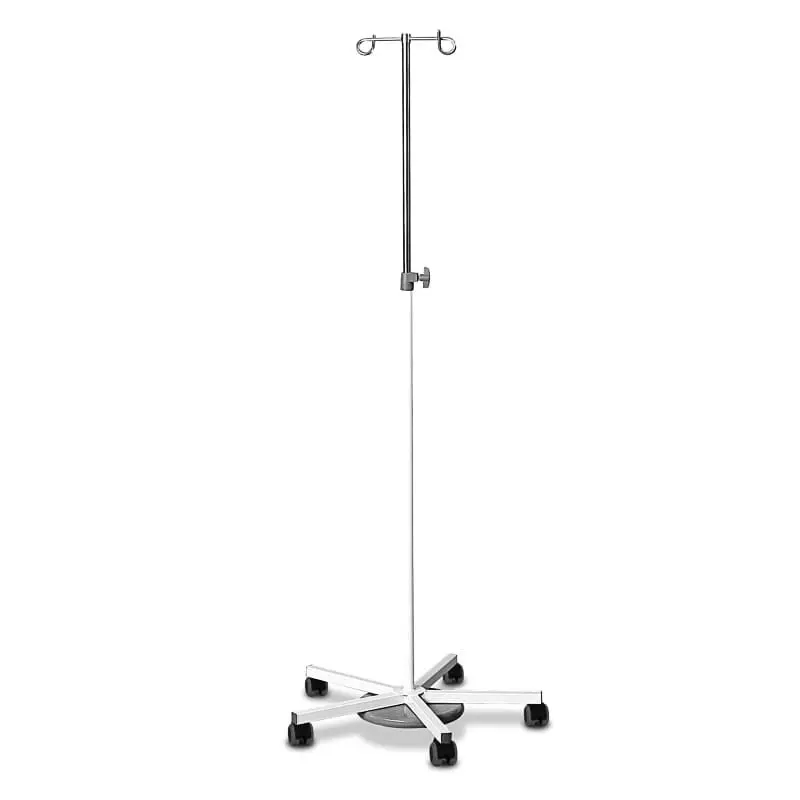 [DPWM/1] Mobile Infusion Stand (Mild Steel) (2 Hook)