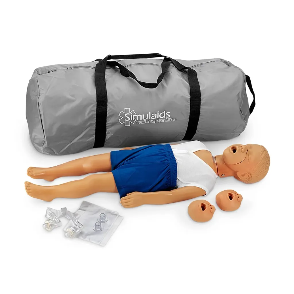 [100-2951] Kyle Child (3 Year Old) CPR Manikin (with Carry Case) (Light)