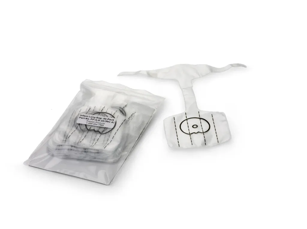 [PR00020] Prestan Professional Infant Face Shield / Lung Bags (50 Pack)