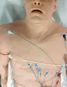 Physio 12-Lead Arrhythmia Simulator with Manikin Overlay